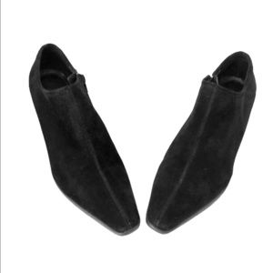 Vaneli Ankle Booties Size 7.5 Black Leather